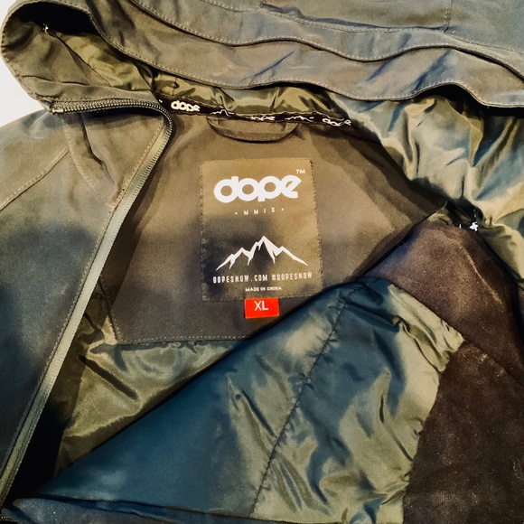 DOPE Akin Ski Jacket, Women's XL, Black - Picture 3 of 7
